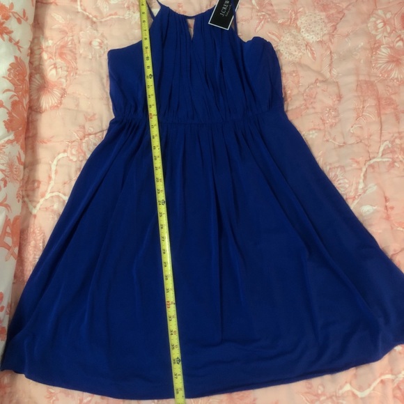 💙NWT💙 J Crew stunning cobalt blue cocktail or bridal or summer party dre… - Picture 11 of 14